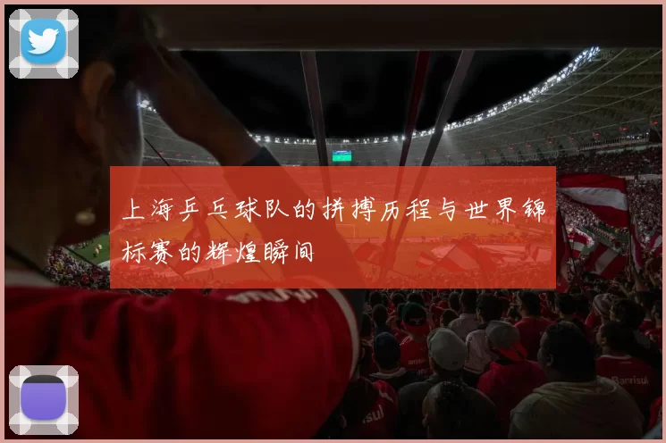 上海乒乓球队的拼搏历程与世界锦标赛的辉煌瞬间